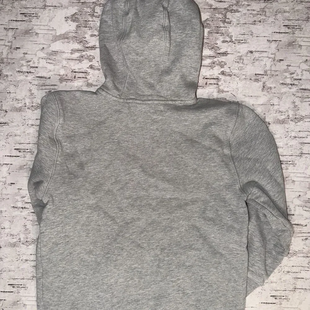 Carhartt Sweatshirt Youth Medium (10-12) Gray Long Sleeve Relaxed Fit Hoodie - Picture 8 of 9